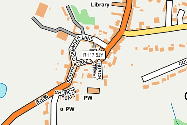 RH17 5JY map - OS OpenMap – Local (Ordnance Survey)