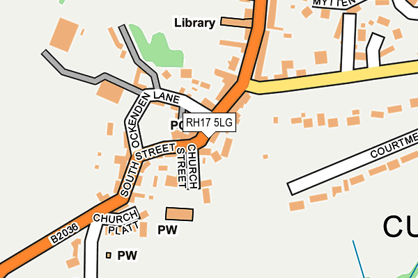 RH17 5LG map - OS OpenMap – Local (Ordnance Survey)