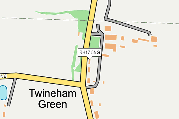 RH17 5NG map - OS OpenMap – Local (Ordnance Survey)