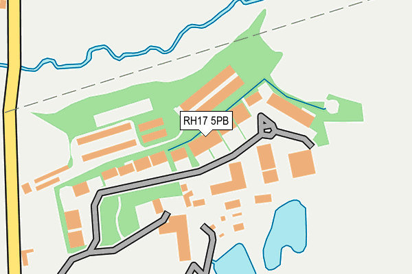 RH17 5PB map - OS OpenMap – Local (Ordnance Survey)