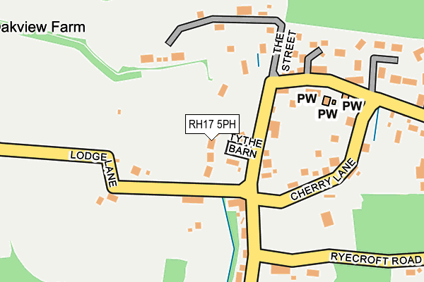 RH17 5PH map - OS OpenMap – Local (Ordnance Survey)