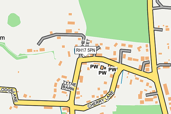 RH17 5PN map - OS OpenMap – Local (Ordnance Survey)