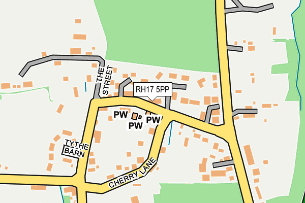 RH17 5PP map - OS OpenMap – Local (Ordnance Survey)