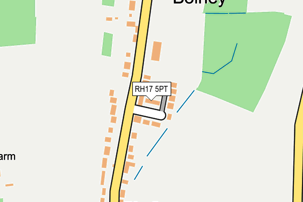 RH17 5PT map - OS OpenMap – Local (Ordnance Survey)