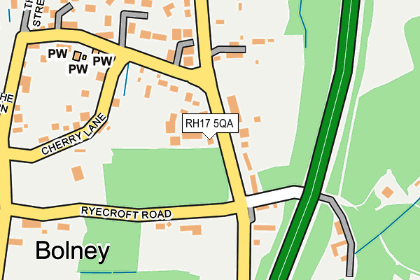 RH17 5QA map - OS OpenMap – Local (Ordnance Survey)