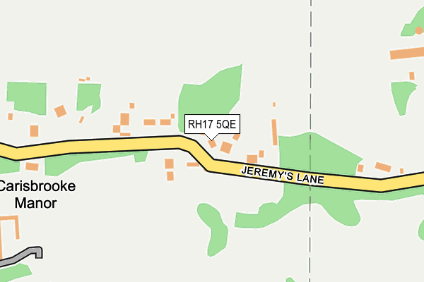RH17 5QE map - OS OpenMap – Local (Ordnance Survey)