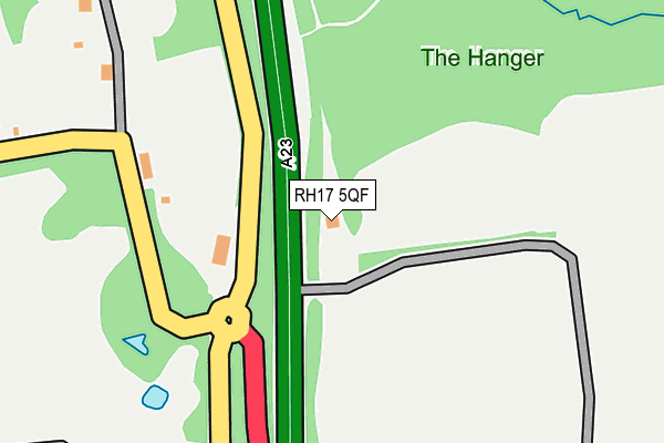 RH17 5QF map - OS OpenMap – Local (Ordnance Survey)