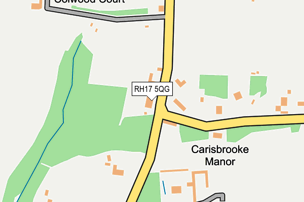RH17 5QG map - OS OpenMap – Local (Ordnance Survey)