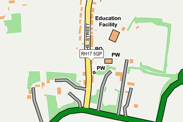 RH17 5QP map - OS OpenMap – Local (Ordnance Survey)