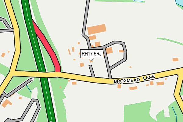 RH17 5RJ map - OS OpenMap – Local (Ordnance Survey)