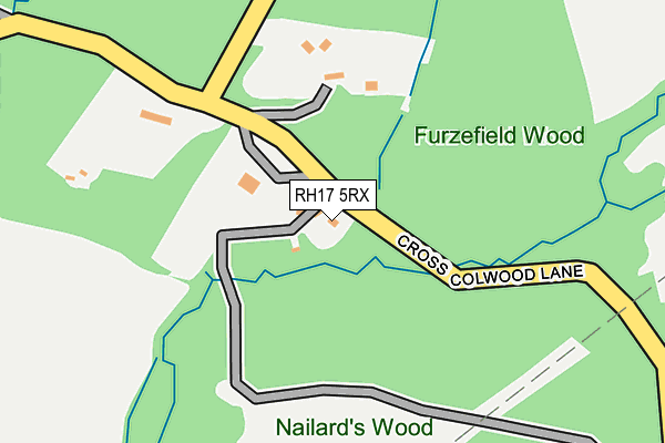 RH17 5RX map - OS OpenMap – Local (Ordnance Survey)