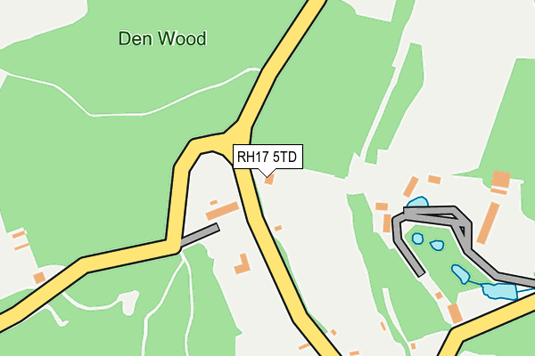 RH17 5TD map - OS OpenMap – Local (Ordnance Survey)