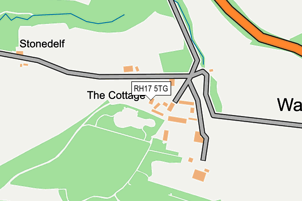 RH17 5TG map - OS OpenMap – Local (Ordnance Survey)