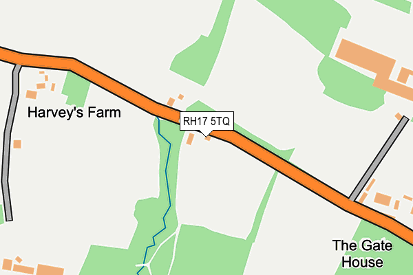 RH17 5TQ map - OS OpenMap – Local (Ordnance Survey)