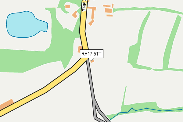 RH17 5TT map - OS OpenMap – Local (Ordnance Survey)