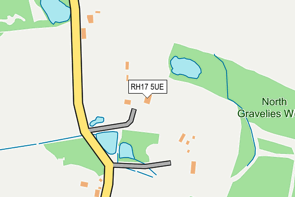 RH17 5UE map - OS OpenMap – Local (Ordnance Survey)