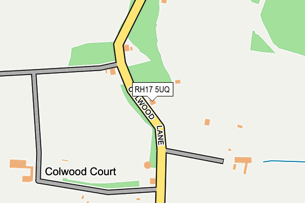 RH17 5UQ map - OS OpenMap – Local (Ordnance Survey)