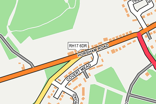 RH17 6DR map - OS OpenMap – Local (Ordnance Survey)
