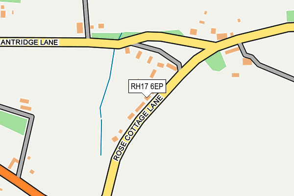 RH17 6EP map - OS OpenMap – Local (Ordnance Survey)