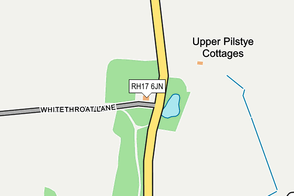 RH17 6JN map - OS OpenMap – Local (Ordnance Survey)