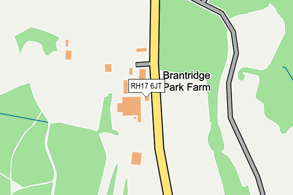 RH17 6JT map - OS OpenMap – Local (Ordnance Survey)