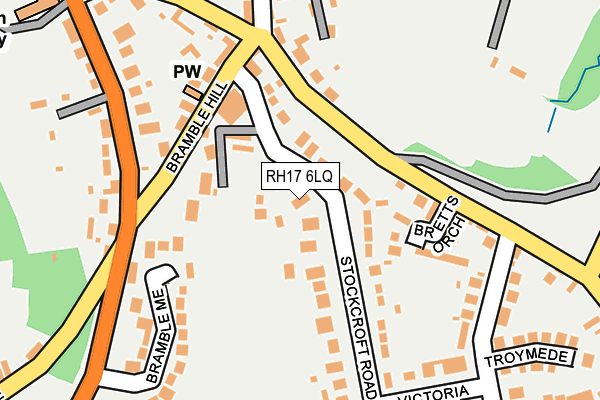 RH17 6LQ map - OS OpenMap – Local (Ordnance Survey)