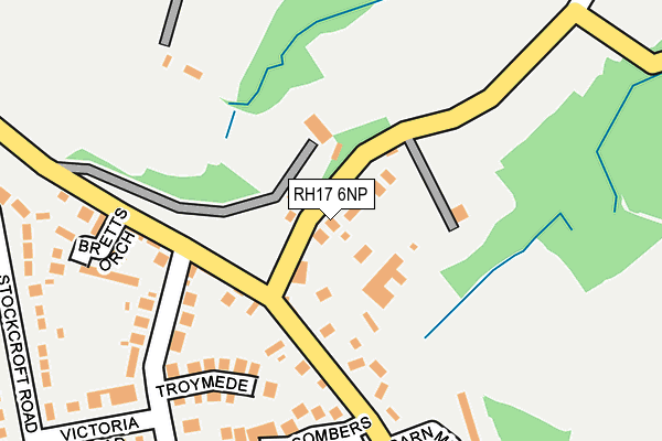 RH17 6NP map - OS OpenMap – Local (Ordnance Survey)