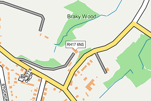 RH17 6NS map - OS OpenMap – Local (Ordnance Survey)