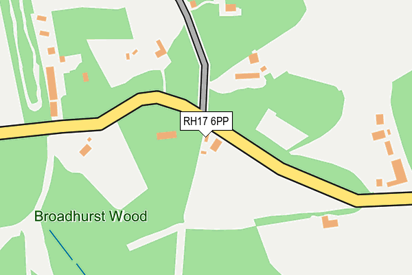 RH17 6PP map - OS OpenMap – Local (Ordnance Survey)