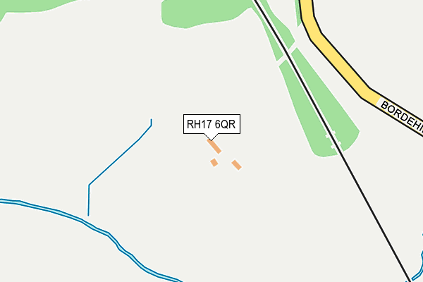 RH17 6QR map - OS OpenMap – Local (Ordnance Survey)