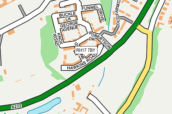 RH17 7BY map - OS OpenMap – Local (Ordnance Survey)