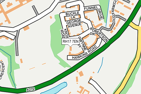 RH17 7EN map - OS OpenMap – Local (Ordnance Survey)