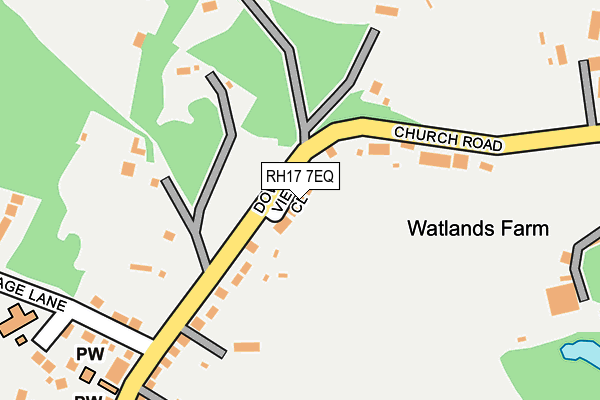 RH17 7EQ map - OS OpenMap – Local (Ordnance Survey)