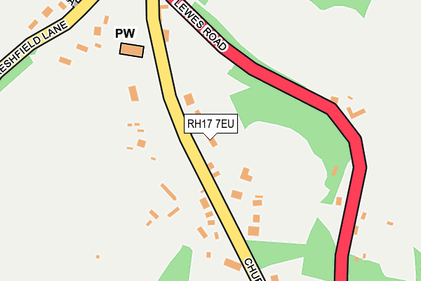 RH17 7EU map - OS OpenMap – Local (Ordnance Survey)