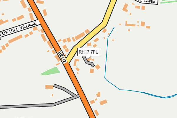 RH17 7FU map - OS OpenMap – Local (Ordnance Survey)