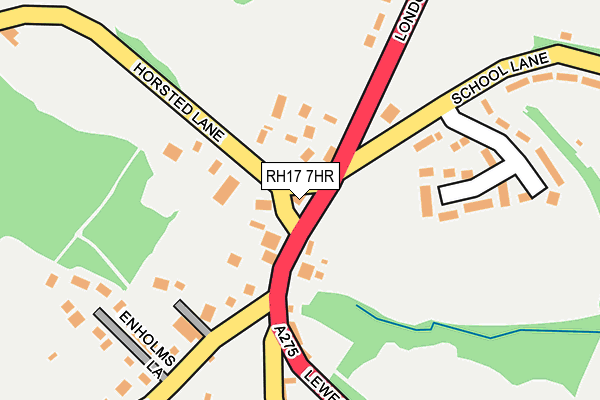 RH17 7HR map - OS OpenMap – Local (Ordnance Survey)