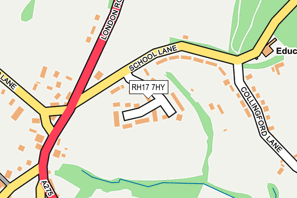 RH17 7HY map - OS OpenMap – Local (Ordnance Survey)
