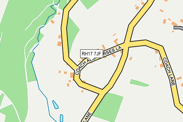 RH17 7JF map - OS OpenMap – Local (Ordnance Survey)