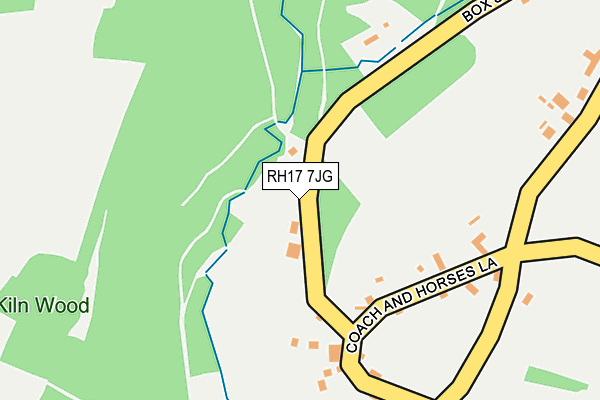 RH17 7JG map - OS OpenMap – Local (Ordnance Survey)