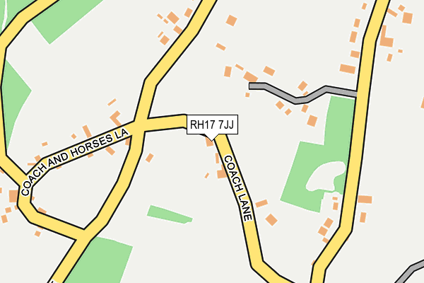 RH17 7JJ map - OS OpenMap – Local (Ordnance Survey)