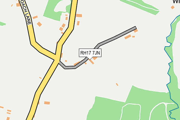 RH17 7JN map - OS OpenMap – Local (Ordnance Survey)
