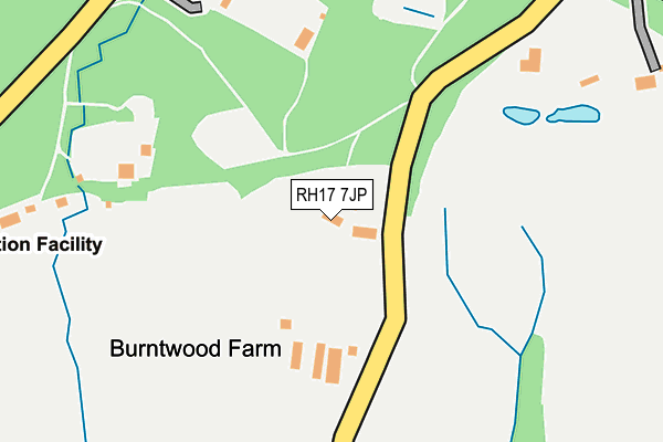 RH17 7JP map - OS OpenMap – Local (Ordnance Survey)