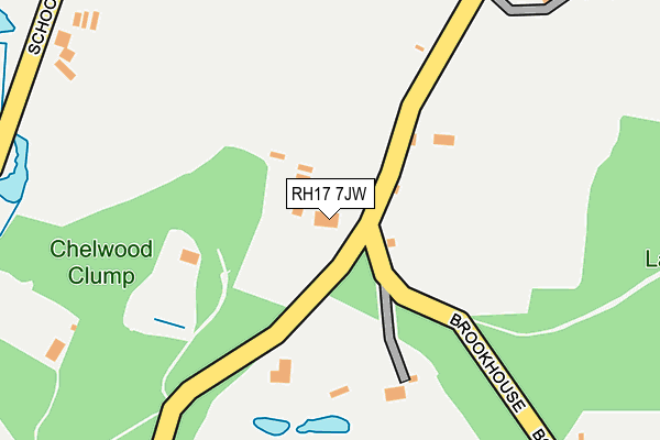 RH17 7JW map - OS OpenMap – Local (Ordnance Survey)