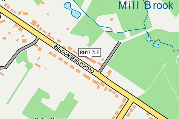Map of FOREST ROW LOCAL LTD at local scale