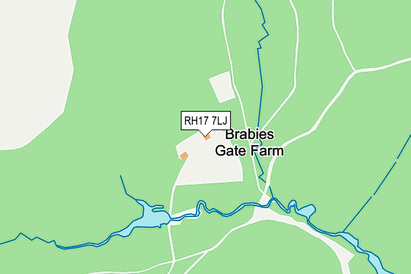 RH17 7LJ map - OS OpenMap – Local (Ordnance Survey)