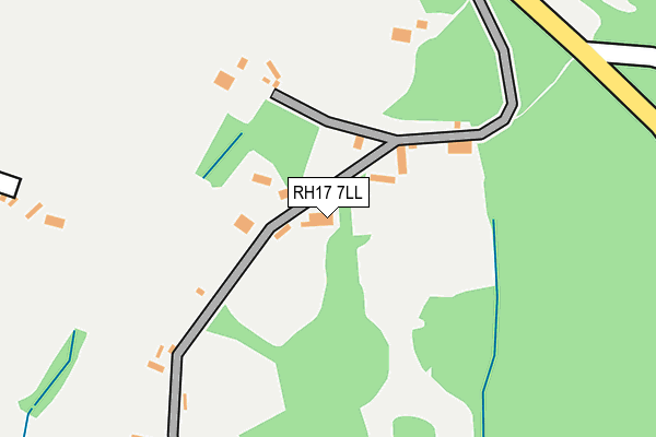 RH17 7LL map - OS OpenMap – Local (Ordnance Survey)