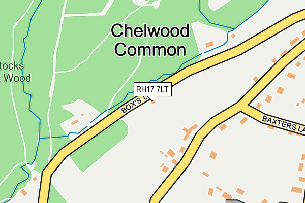 RH17 7LT map - OS OpenMap – Local (Ordnance Survey)