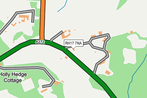 RH17 7NA map - OS OpenMap – Local (Ordnance Survey)