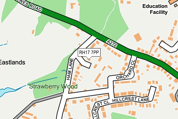 RH17 7PP map - OS OpenMap – Local (Ordnance Survey)