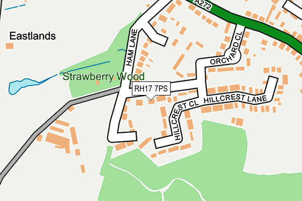 RH17 7PS map - OS OpenMap – Local (Ordnance Survey)